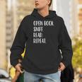 Open Book Sniff Read Repeat T-Shirt Men Hoodie Open Book Sniff Read Repeat T-Shirt Men Hoodie