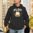 Plot It Builds Character Book Reading Men Hoodie