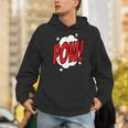 POW Comic Art Book Superhero Bubble Cartoon T-Shirt Men Hoodie POW Comic Art Book Superhero Bubble Cartoon T-Shirt Men Hoodie