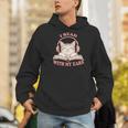 I Read With My Ears Lover Cat Audiobook Reader Book Men Hoodie I Read With My Ears Lover Cat Audiobook Reader Book Men Hoodie
