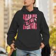 Reading Is For Everyone Books Lover Librarian Bookish Groovy Men Hoodie