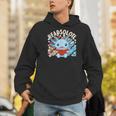 Readsolotl Axolotl Axolotl Lover Kawaii Reading Book Men Hoodie