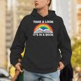 Retros Vintage Rainbow Take a Look It's In a Book Reading Men Hoodie