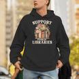 Support Public Libraries Floral Bookshelf Men Hoodie Support Public Libraries Floral Bookshelf Men Hoodie
