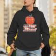 Teach Love Inspire Valentines Day Book 6th Grade Teacher Men Hoodie