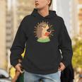 Wildlife Forest Animal Book Reading Bookworm Hedgehog Men Hoodie Wildlife Forest Animal Book Reading Bookworm Hedgehog Men Hoodie