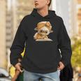 Women's Cute Lamb Reading Book Lover Animal Graphic Baby Sheep Open Men Hoodie