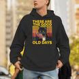 Women's These Are The Good Old Days Cat Reading A Book Men Hoodie