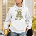 Book Lover Women Read Books Pet Cats Premium Tri-Blend Men Hoodie