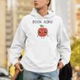 Book Nerd Teacher Apple Backwards E For Men Women Kids Men Hoodie