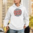Bookish Baddie Retro Aesthetic Typography Men Hoodie