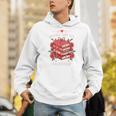 Books Are My Valentine Book Lover Heart Matching Party Men Hoodie
