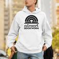 Bookworm Extrovert Fun Book Lovers Reading Men Hoodie