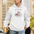 Cute Book Loving Duck Men Hoodie