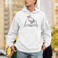 Cute Forest Animal Owl Reading Books Literature Men Hoodie