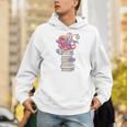 Cute Octopus Bookworm Fun Reading Tee For Book Lovers Men Hoodie