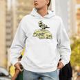 Dark Academia Aesthetic Raven Crow On Old Books Skull Goth Men Hoodie