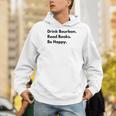 Drink Bourbon Read Books Be Happy Men Hoodie