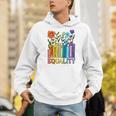 Equality Books Wildflower Rainbow LGBT Lesbian Gay Pride Men Hoodie