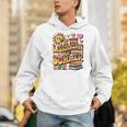 I'm The Librarian Of Summer Groovy Rainbow Retro Book Lover Men Hoodie