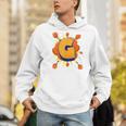 Letter G Initial Comic Book Vintage Matching Family Fun Men Hoodie