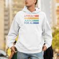 Literacy And Justice For All Reading Book Club Librarian Premium Tri-Blend Men Hoodie