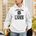 I Have Lived A Thousand Lives Trendy Book Reading Literary Men Hoodie