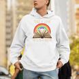 Take A Look It In A Book Retro Rainbow Reading Teacher Men Hoodie