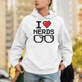I Love Nerds For Science Or Book Lovers And Knowledge Geeks Men Hoodie I Love Nerds For Science Or Book Lovers And Knowledge Geeks Men Hoodie
