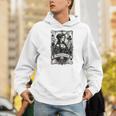 Morally Grey Book Club Lover Gothic Card Style Premium Tri-Blend Men Hoodie