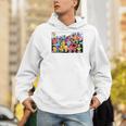 Mr Men Little Miss Retro Colourful Comic Book Scene Men Hoodie