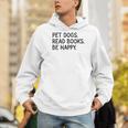 Pet Dogs Read Books Be Happy Men Hoodie