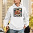 Pocket Rocket Comic Book Style Premium Tri-Blend Men Hoodie