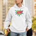 Pow Retro Comic Book Art Superhero Bubble Premium Men Hoodie