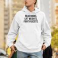 Read Books Lift Weights Fight Fascists Premium Tri-Blend Men Hoodie Read Books Lift Weights Fight Fascists Premium Tri-Blend Men Hoodie