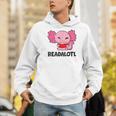 Readalotl Love Axolotls Reading Books And Axolotls Men Hoodie
