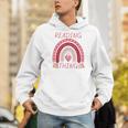 Reading Is My Thing Book Bookworm Teacher Rainbow Girl Men Hoodie