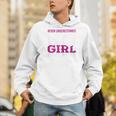SOMMAS BOOKS Never Underestimate The Power Of a Girl With a Book Reading Men Hoodie