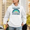 Vintage Retro Style Rainbow Take a Look It's In a Book Read Men Hoodie Vintage Retro Style Rainbow Take a Look It's In a Book Read Men Hoodie