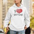 Women's Clifford The Big Red Dog I Heart Clifford Childrens Books Men Hoodie Women's Clifford The Big Red Dog I Heart Clifford Childrens Books Men Hoodie
