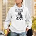 Women's Life Is Better With Cats And Books Cat Men Hoodie Women's Life Is Better With Cats And Books Cat Men Hoodie