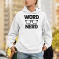 Word Nerd Book Reading Book Worm Men Hoodie