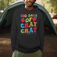 100 Days Of Cray Cray Apples And Books Men Hoodie