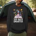 100th Day Of School 100 Days Smarter Books Space Astronaut Men Hoodie 100th Day Of School 100 Days Smarter Books Space Astronaut Men Hoodie