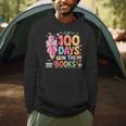 100th Day Of School Teacher Floral 100 Days In The Books Men Hoodie
