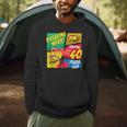 40 Years Old Birthday Comic Style Book Lover Party Men Hoodie 40 Years Old Birthday Comic Style Book Lover Party Men Hoodie