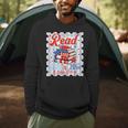 4th Of July Patriotic Read Blue Books Men Women Kid Men Hoodie