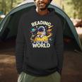 Astronaut Reading Book Lover Space For Men Women Kid Men Hoodie Astronaut Reading Book Lover Space For Men Women Kid Men Hoodie