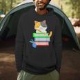 Back To School Kawaii Cat School Books Homework For Men Women Kids Men Hoodie Back To School Kawaii Cat School Books Homework For Men Women Kids Men Hoodie