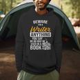 Beware You Say Used In A Book Author Writer Men Hoodie
